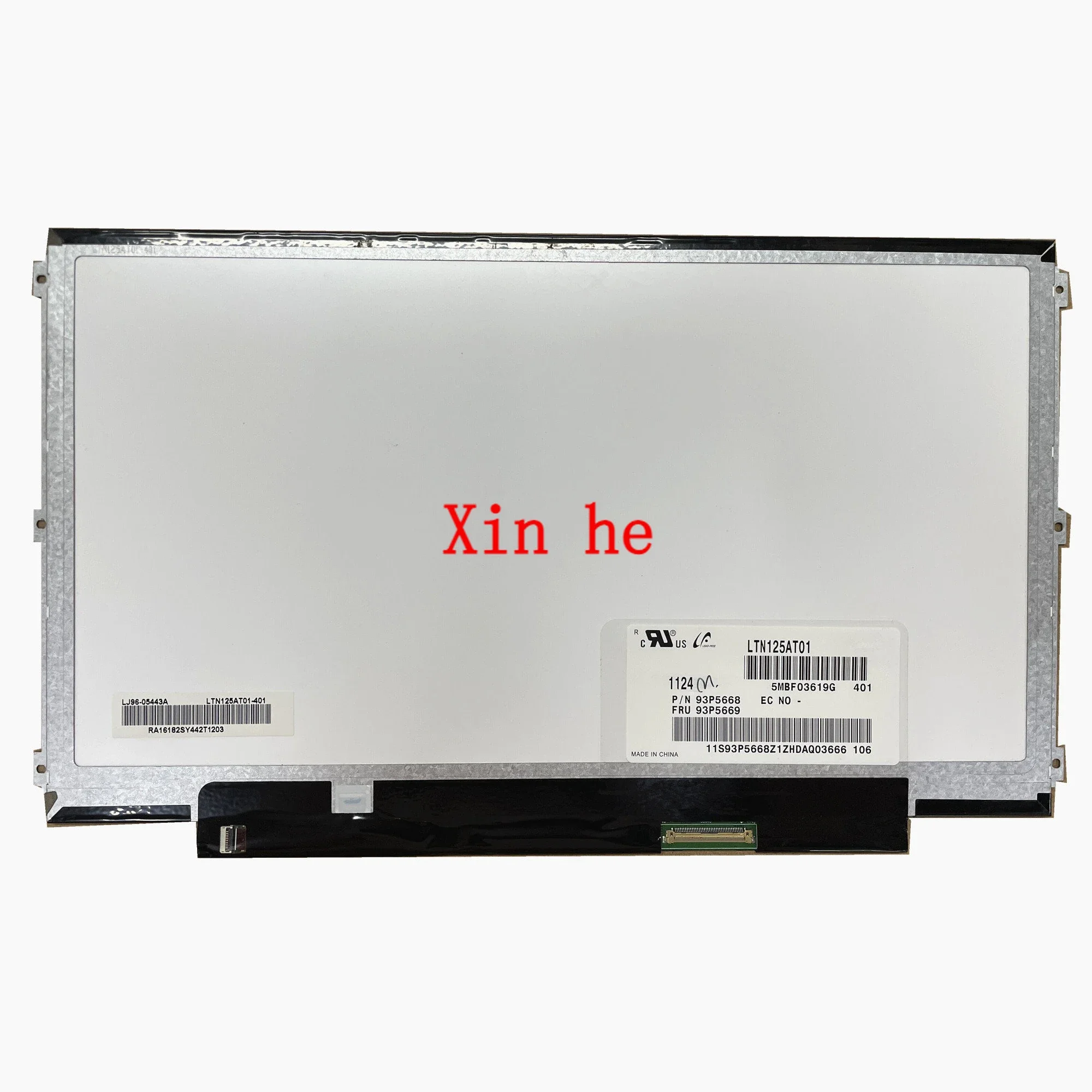 LTN125AT01 подходит для LP125WH2-TLB1 B125XW01 V.0 12 5-дюймовый ЖК-экран ноутбука матрица 1366*768 LVDS 40