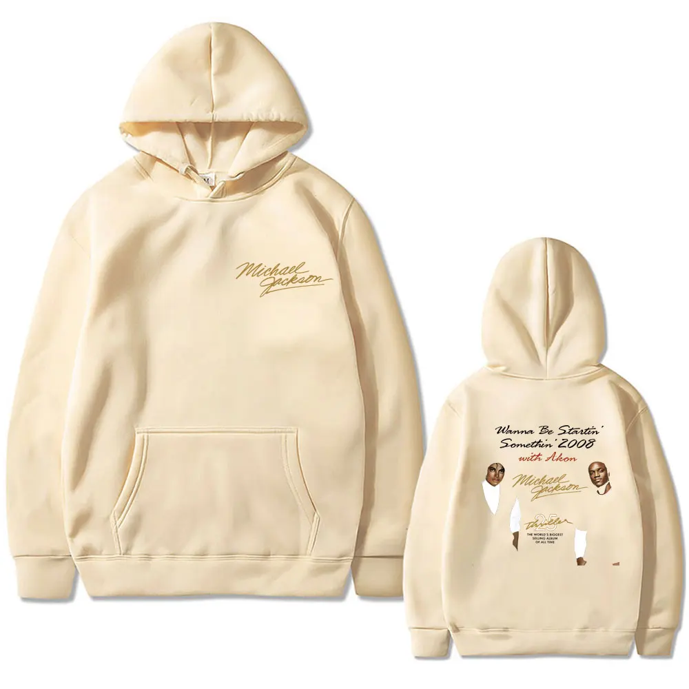 King of Pop Michael Jackson Graphic Hoodie Male Punk Clothes Oversized Sweatshirt Men Women Classic Vintage Gothic Rock Hoodies