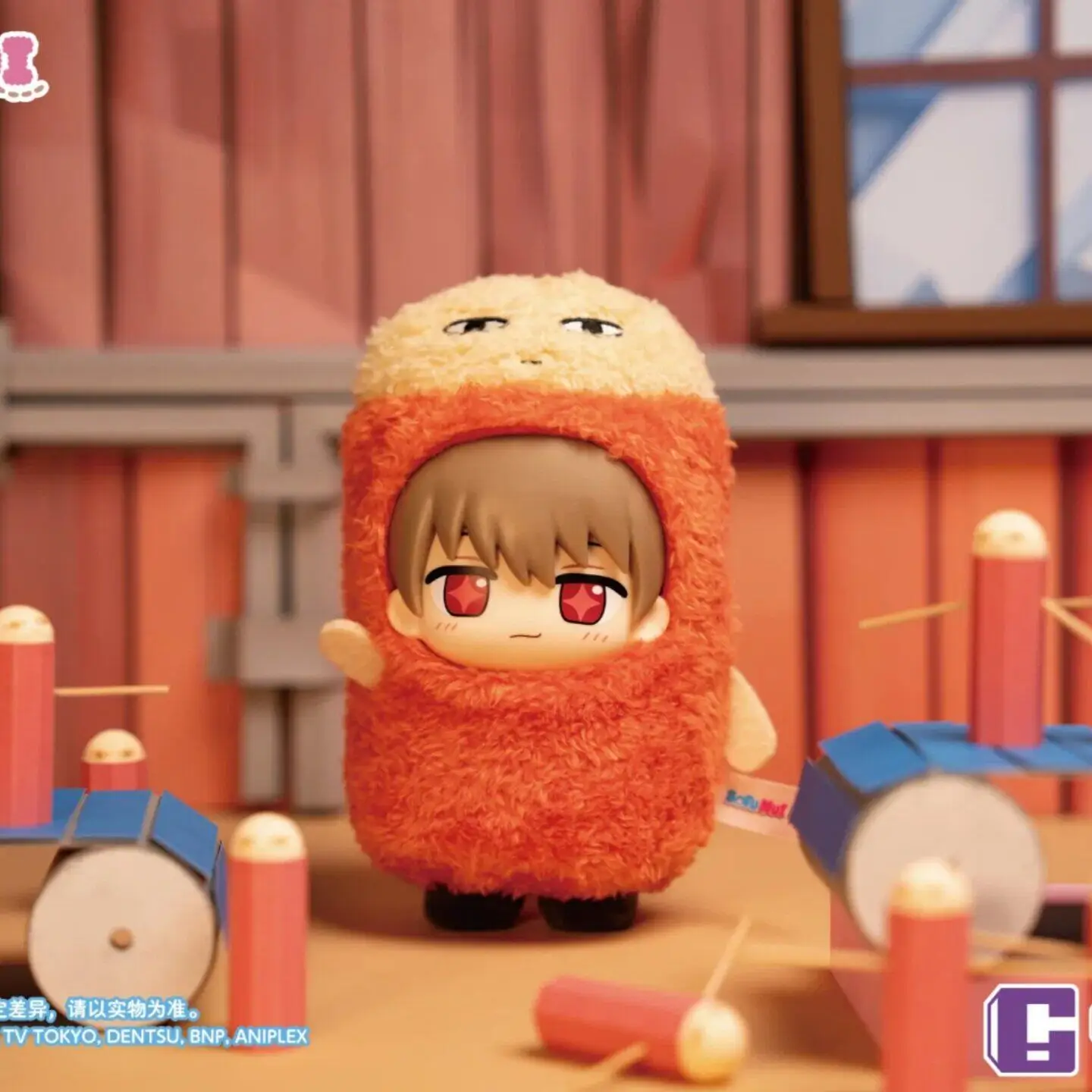 Фото Оригинальная плюшевая игрушка TOPTOY Gintama Sofubi в закрытой упаковке, костюм для косплея, мягкая игрушка, кавайное украшение для стола, подарок на день рождения, в наличии №2
