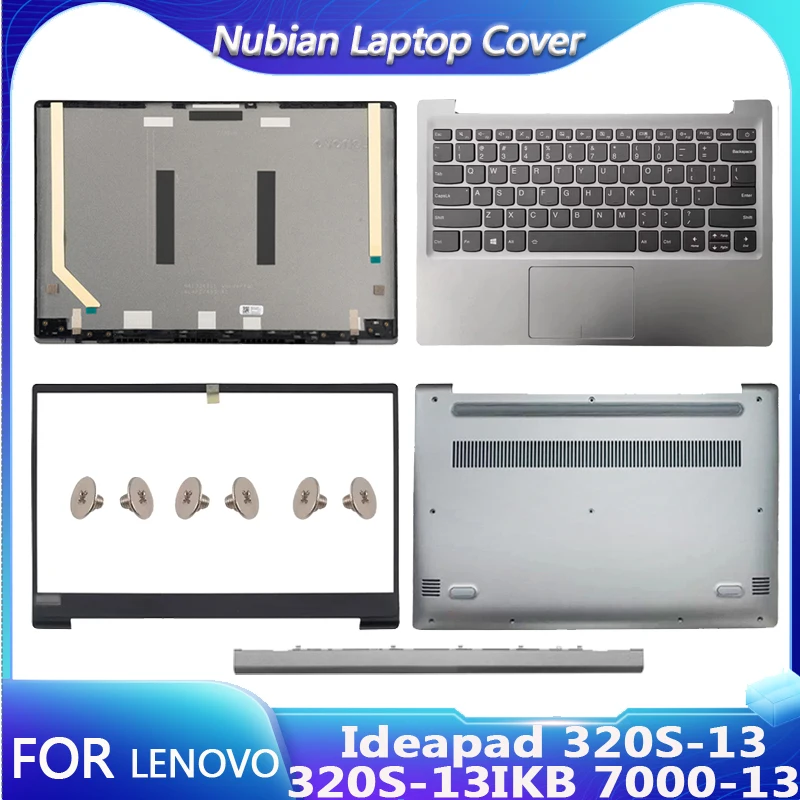 

NEW Rear Lid For Lenovo Ideapad 320S-13 320S-13IKB 7000-13 Laptop Back Cover Front Bezel Palmrest Bottom Case Hinge Cover Silver