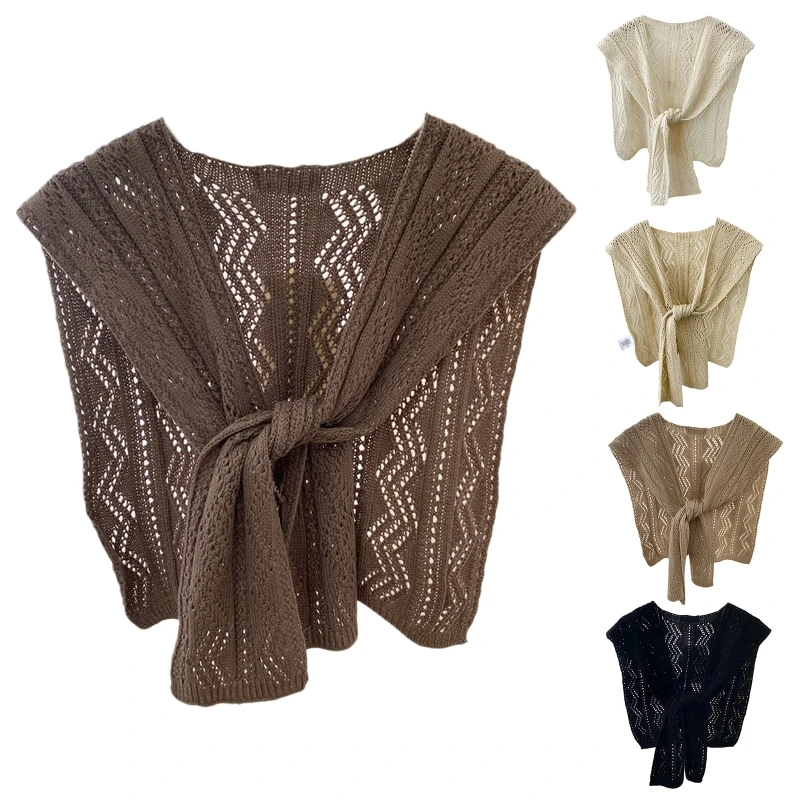 

Trendy Women Winter Decor Collar Cape Solid Color Wrap Acrylic Fibres Warm Shawl