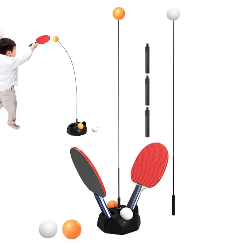 

Table Tennis Trainer Movable Elastic Soft Shaft Vision Training Adjustable Height Leisure Decompression Sports Ping Pong Balls