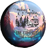making memories spare tire cover camping tire wheel covers for rv trailer weatherproof night mountain camper wheel protectors
