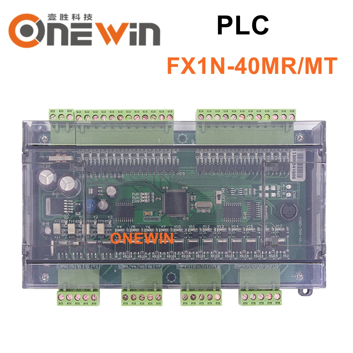 FX2N-40MR PLC промышленная плата управления NTC термопара 24 входа 16 Выход 6AD 2DA с реле RTC RS485