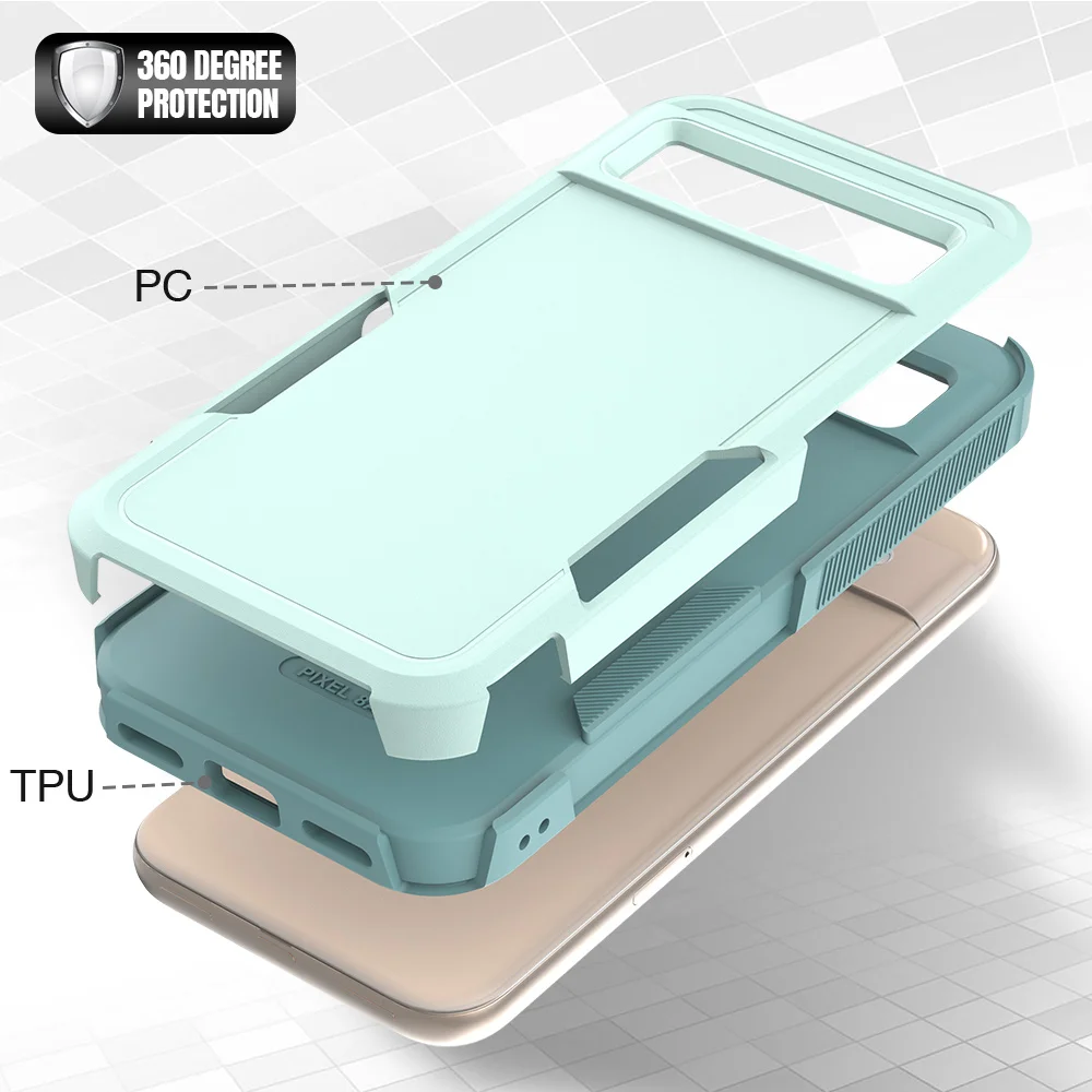 Чехол для Google Pixel 8a 7a 6a 8 7 Pro роскошный бронированный противоударный жесткий