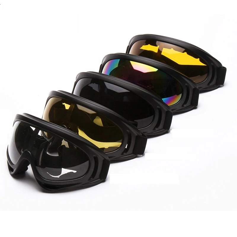 

Windproof Airsoft Snowmobile Ski Goggles Protective Glasses Outdoor Motorcycle Colourful Cycling Sunglasses Eyewear