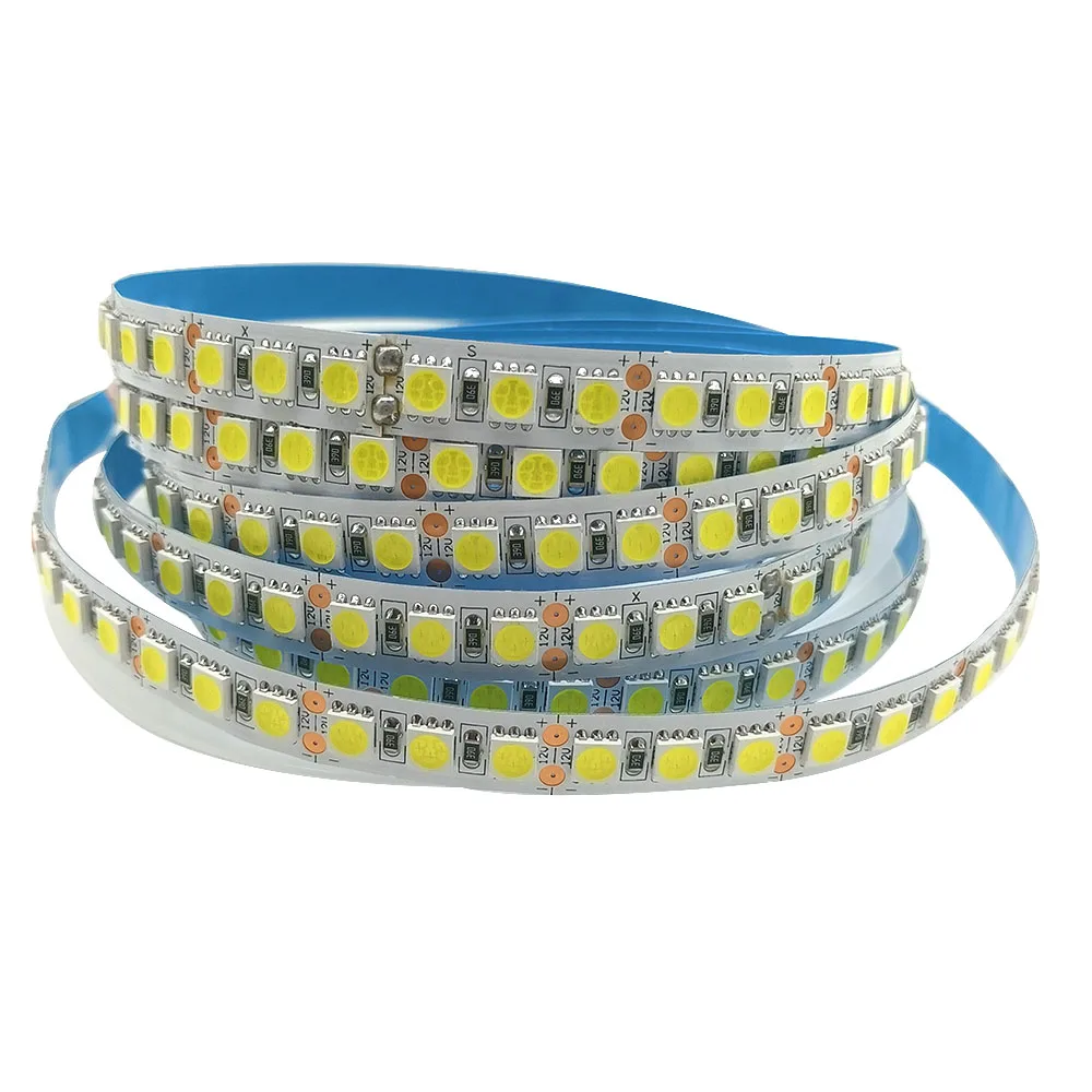 5 м DC12V SMD 5050 Светодиодная лента для подсветки телевизора IP20 Неводонепроницаемая