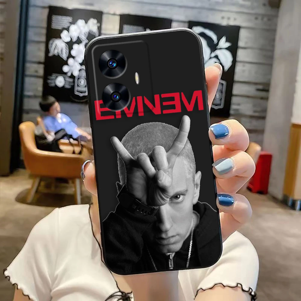Чехол для телефона Hip Hop Singer e-Eminem Realme C65 C63 C53 C35 C55 C33 C30 C21Y C20 C12 C11 GT 2 XT NARAO 20 30 50 Case Funda