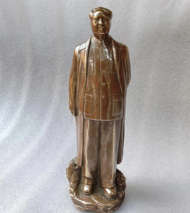 

Статуэтка из латуни архаиз, большой лидер, председатель Мао, ремесла