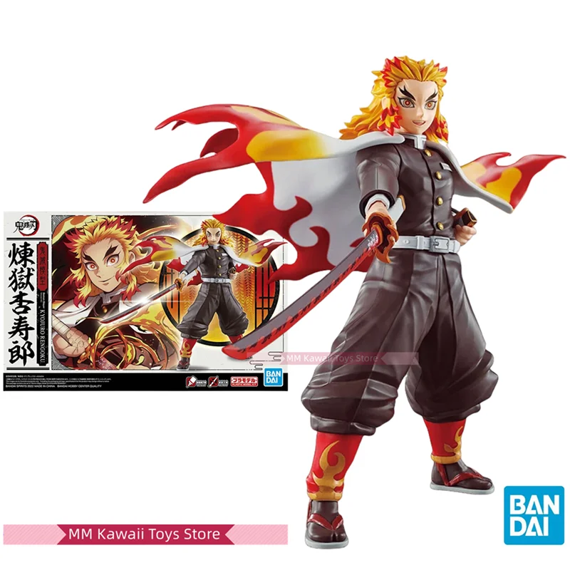 Bandai оригинальная аниме-фигурка Demon Slayer пластиковая Rengoku Kyoujurou экшн-фигурка