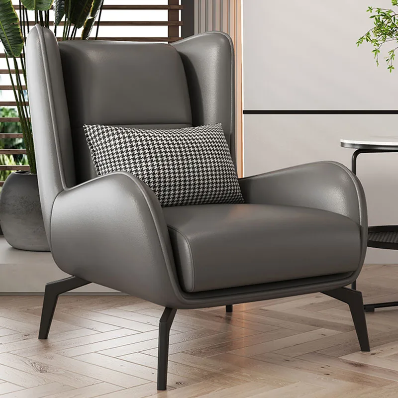 

Royal Nordic Armchair Mid Century Stool Country House Soft Chair Kitchen with Backrest Fashionable Meble Do Salonu Furniture XR