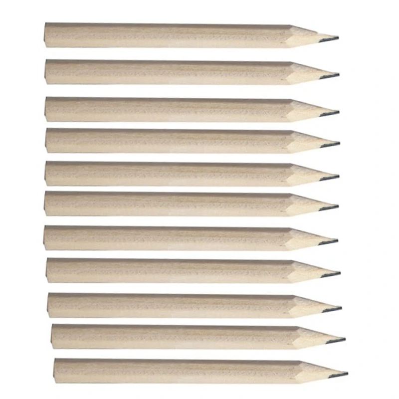 

500 шт., деревянные карандаши 3,5 дюйма, для начинающих, для студентов, карандаши для эскизов, шестиугольные карандаши