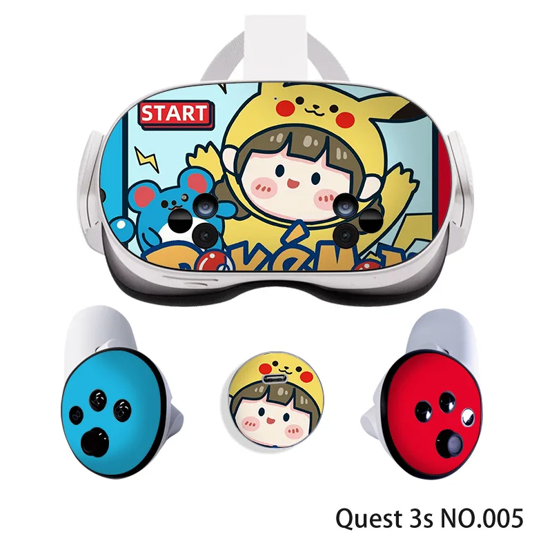 For mate Quest 3s sticker personalized skin color stickers protective film adhesive free VR accessories