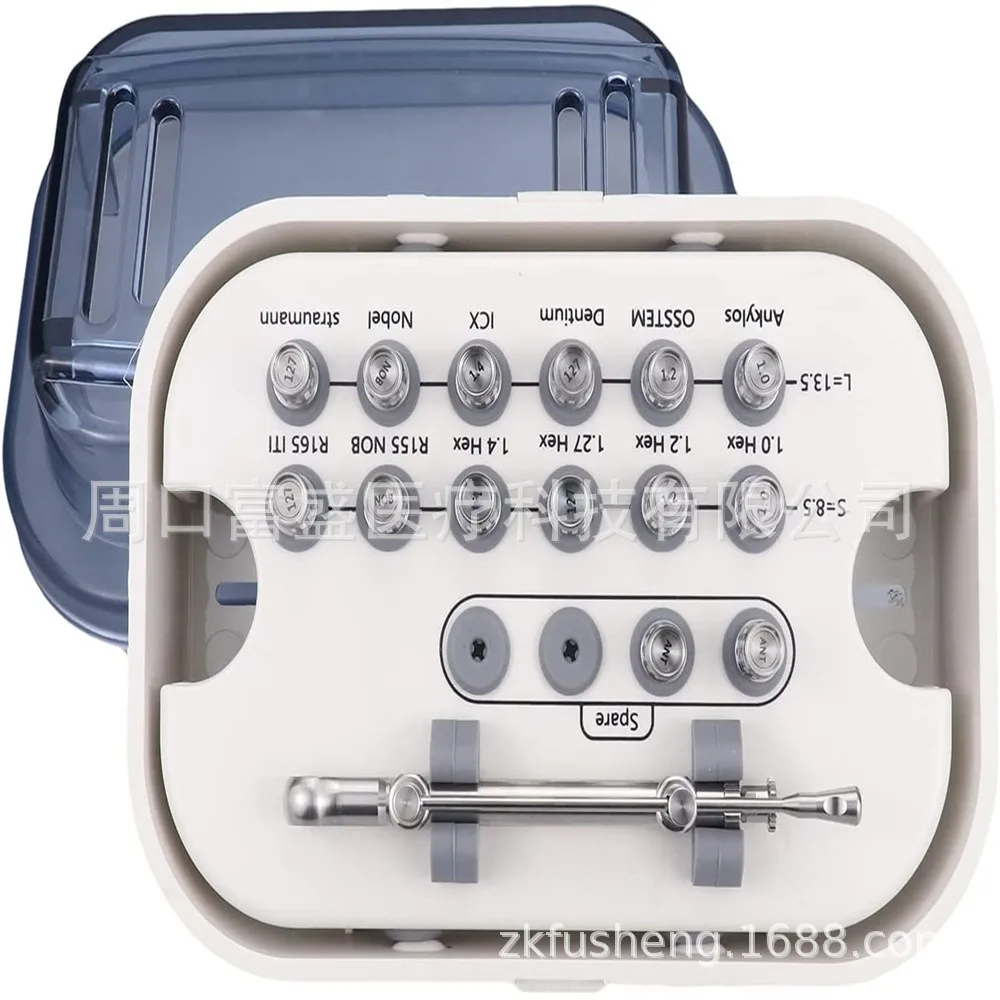 

Den-tal new Kehong den-tal implant second-stage repair and maintenance tool box universal torque wrench repair screwdriver