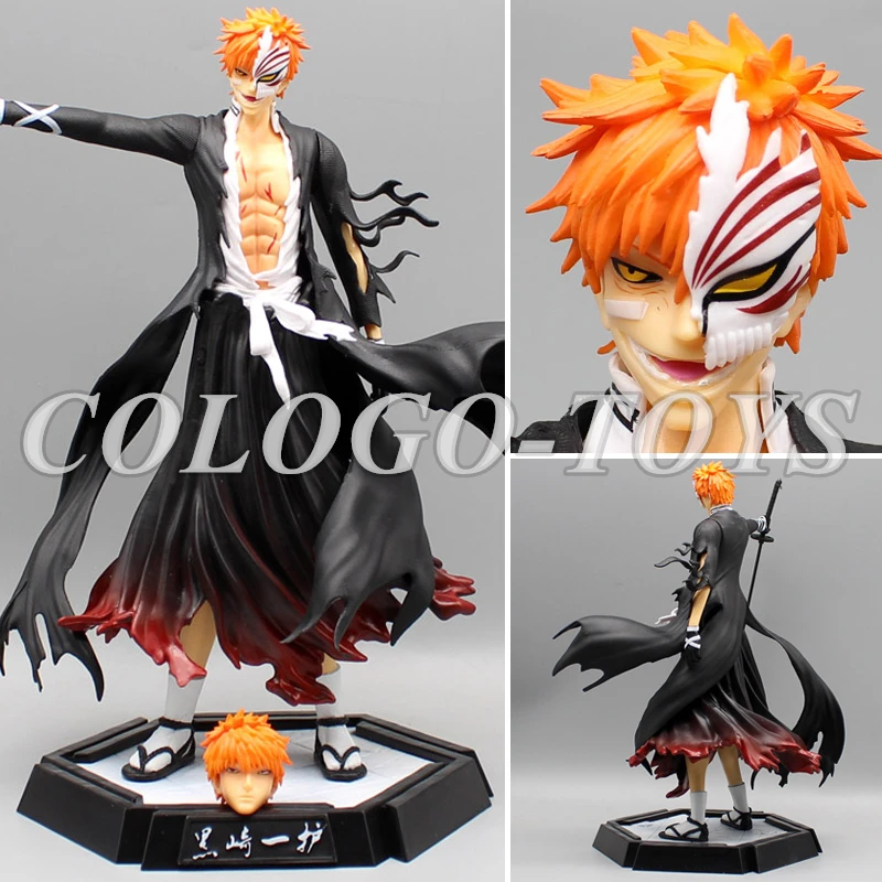 

31CM Anime Bleach Thousand-Year Blood War Ban Kai Kurosaki Ichigo GK Figurine PVC Action Figures Collection Model Doll Toys Gift