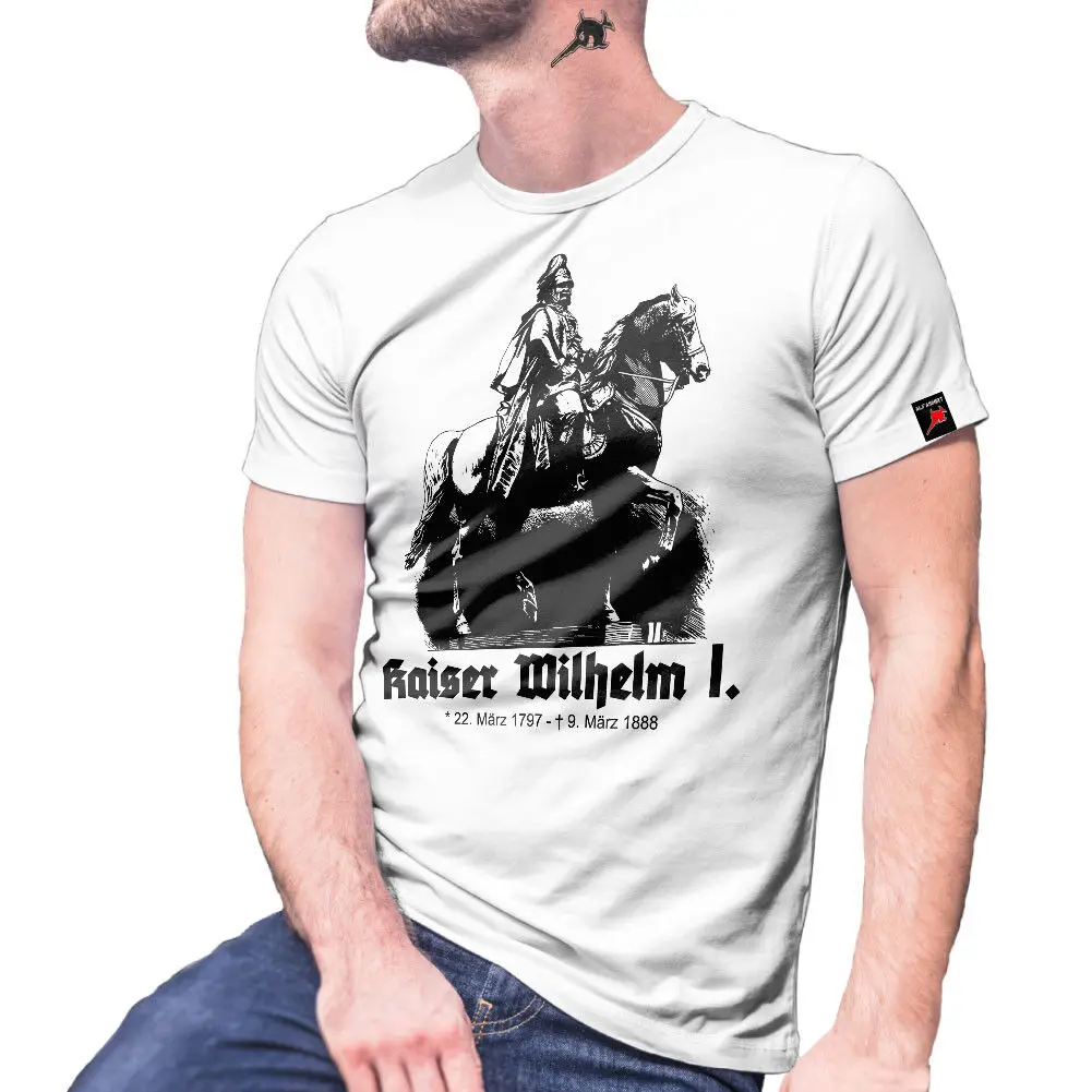Футболка императора Вильгельма Фридриха фрусского монумента наездника 27802