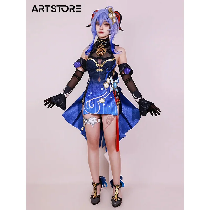 Игра GenshinImpact Deepavali Ganyu косплей костюм ролевая игра комикс с платье Хеллоуин