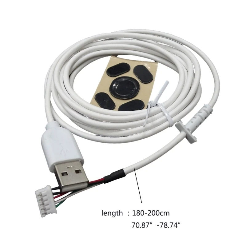 J6PA USB-кабель для мыши и сменные ножки ремонтные аксессуары игровой G102 быстрая