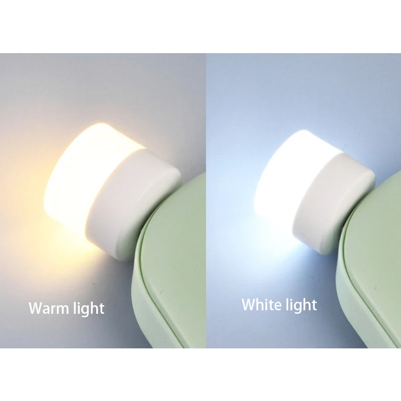 USB LED Night Light Eye Protection Reading Computer Mobile Power Charging Lamp Soft Plug Book Lights |