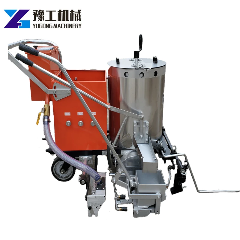 

380 Hot Melt Marking Machine Parking Space Gas Station Road Marking Cement Asphalt Pavement Line Clear and Durable