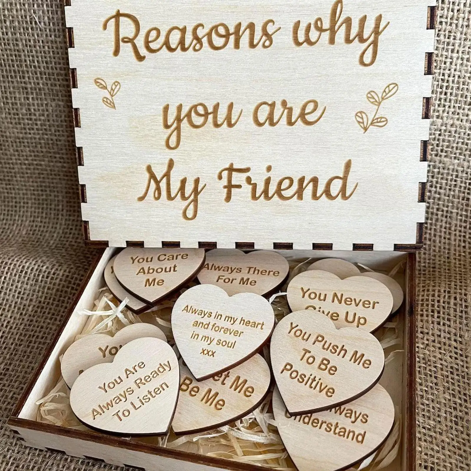 

Уникальный подарок дружбы «Почему вы мой друг», декоративные деревянные чипсы для лучшего друга, праздничные подарки для вечеринок