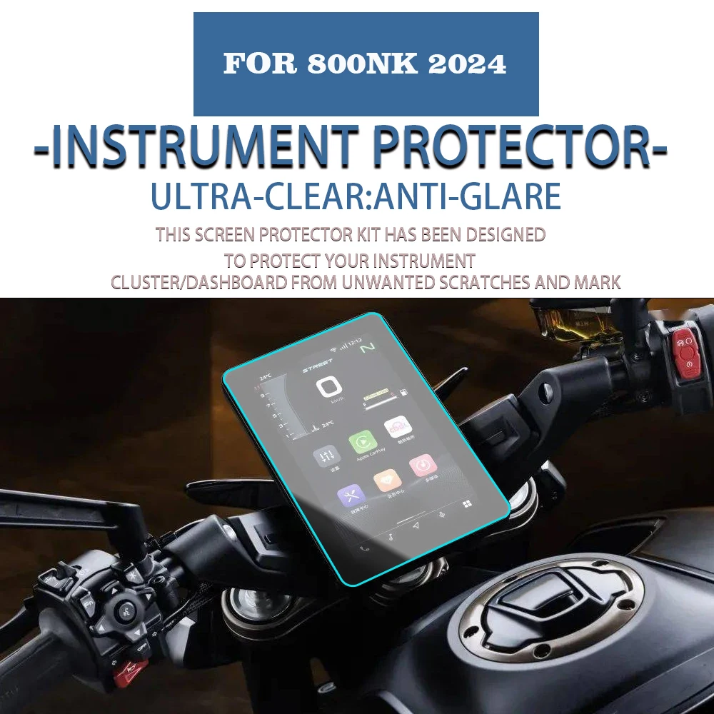 

Для CFMOTO 800NK 2024, аксессуары для мотоциклов, защита от царапин, кластерный экран, защитная пленка для приборной панели