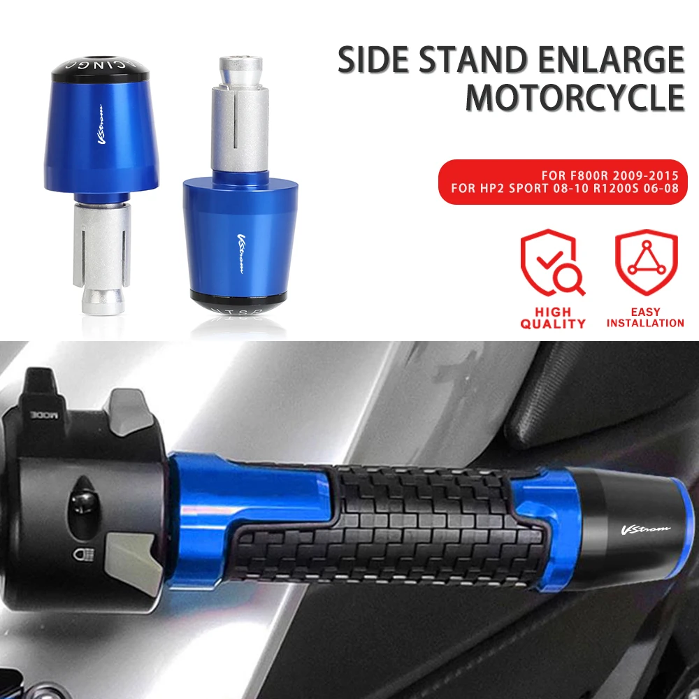 

Motorcycle 22MM Handle Bar Ends Handlebar Grips Cap End Plug For Suzuki VSTROM 650 V-Strom 650 1000 1050/XT DL250 DL650 DL1000