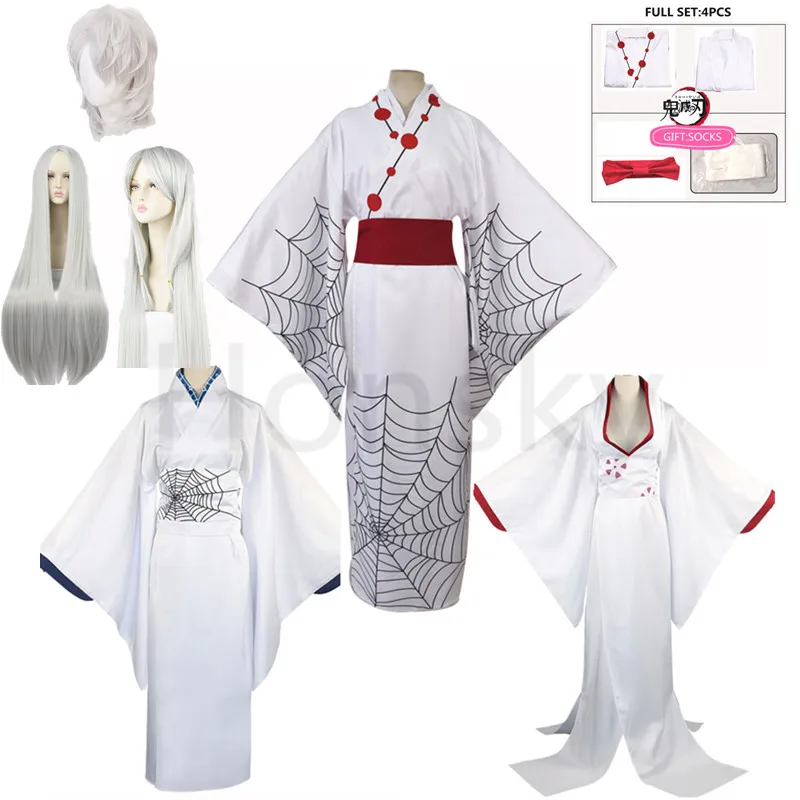 Костюм для косплея кимоно из аниме no Yaiba Spider Oni Ayaki Rui Sister Mama