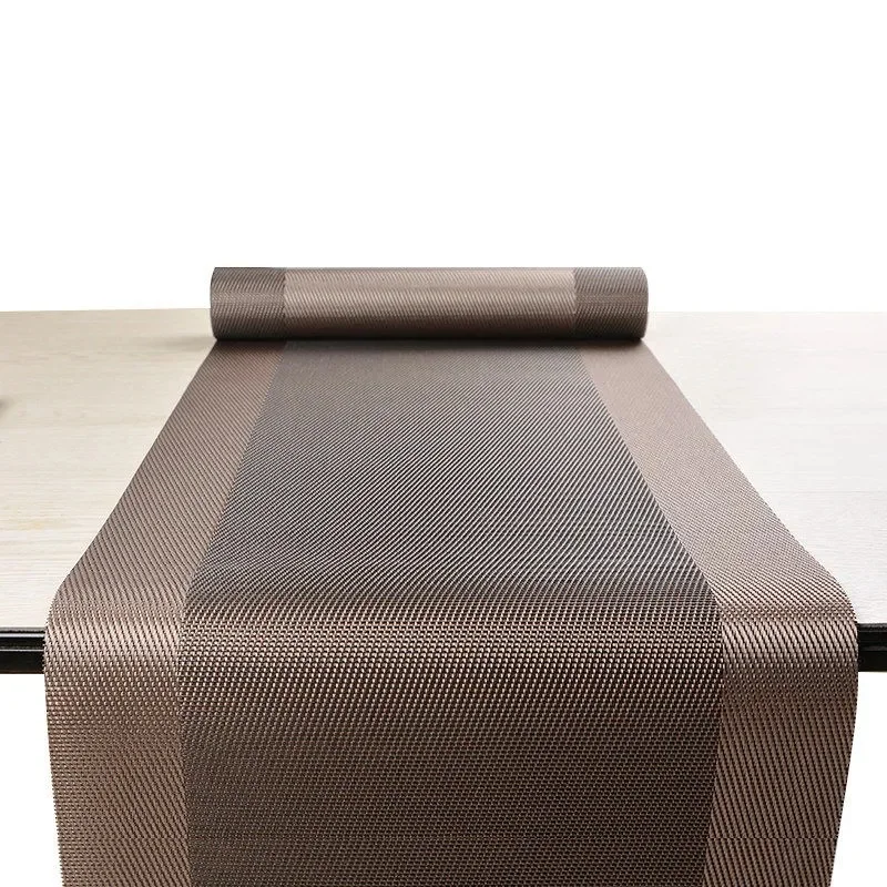 

Fashion Table Runners for Dinning Table Waterproof Oil-proof Tea Table Mat PVC Anti-slip Zen Table Runner Decora chemin de table