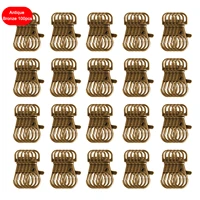 100pcslot lobster clasps clip snap hook key chain ring lanyard for necklace bracelet chain diy