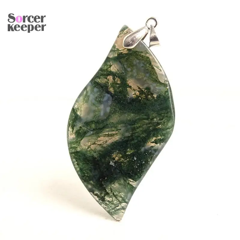 Ожерелья с цепочкой для женщин и мужчин оптовая продажа натуральный дендритовый