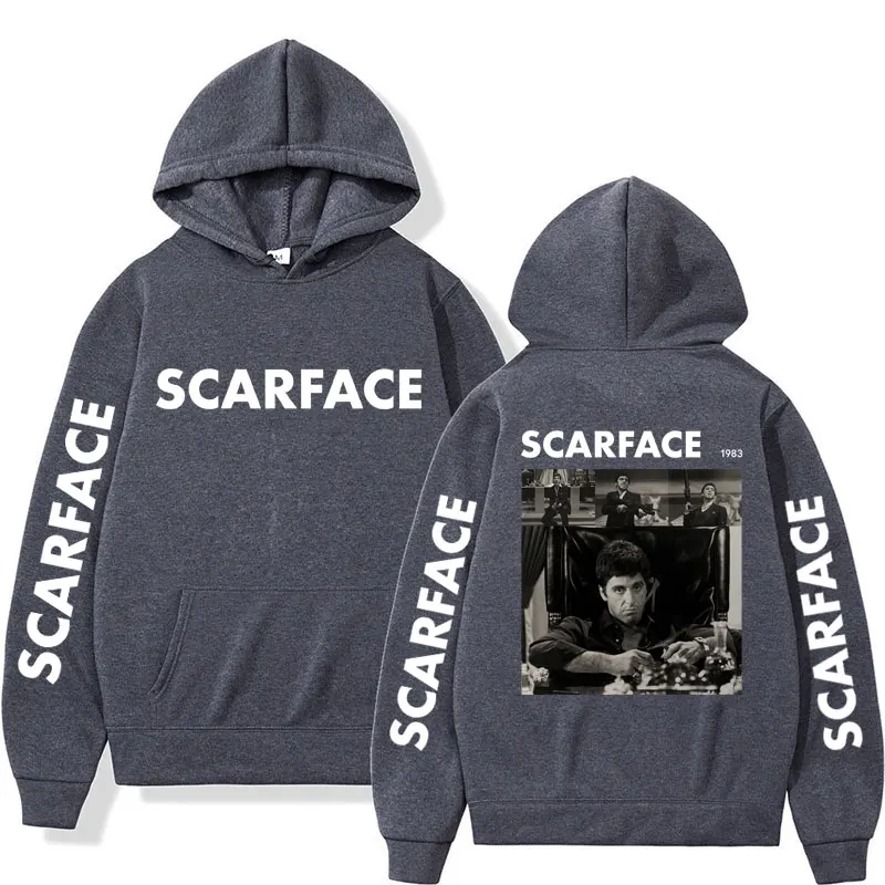 Толстовка Dshztooma с принтом Тони Монтана