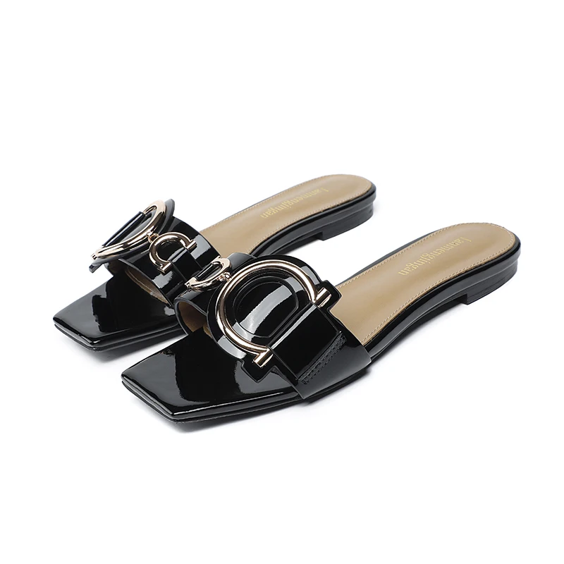 

Women's Slippers Summer Women's Sandals Women's Fashion Sandals Slippers Leather Flat Dress Shoes Wedding Women's Casual Slipper