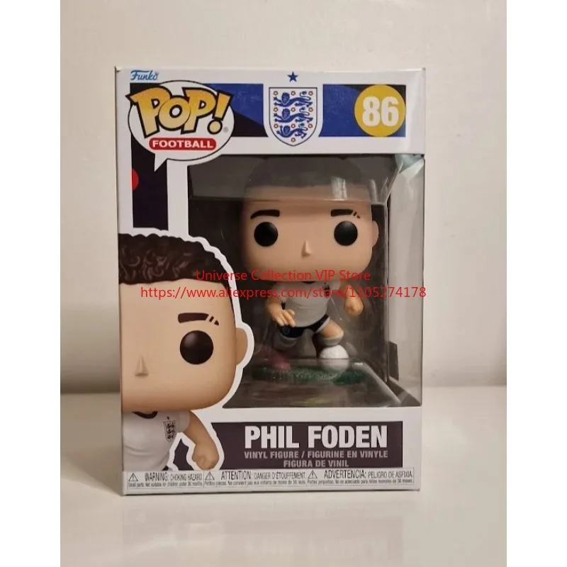 Фото Коллекционная фигурка Funko Pop: Джуд, Гарри, Сака, Фил, Скелли (футболисты Англии) — виниловая скульптура, модель, подарок для фанатов, игрушка №4