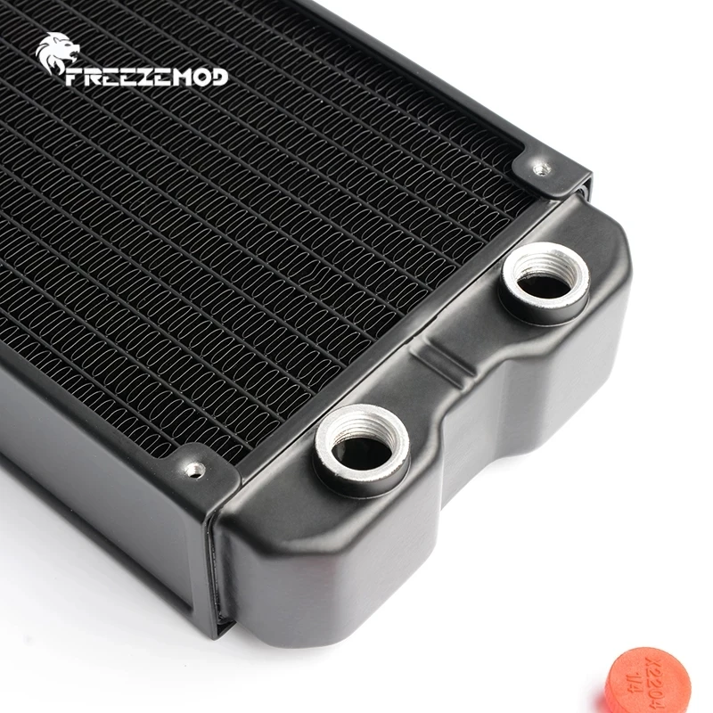 Алюминиевый радиатор FREEZEMOD 240 мм двухслойный для водяного охлаждения компьютера