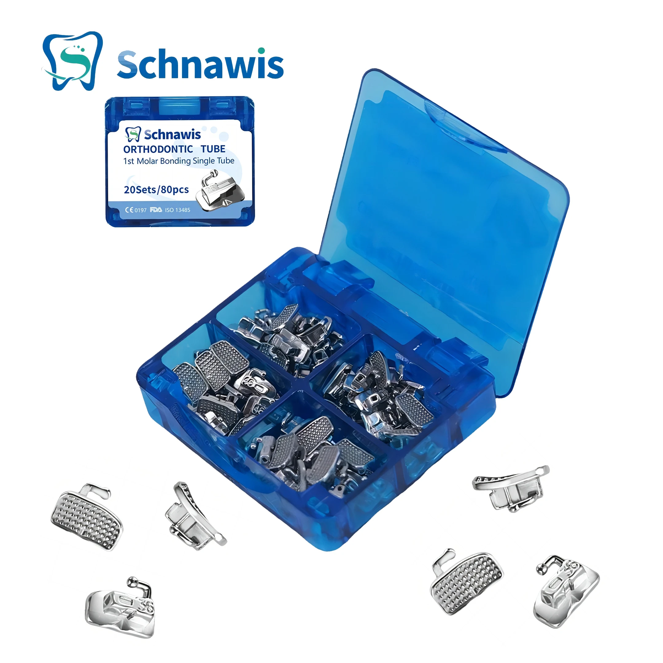 20/80 шт. моноблоки для зубов