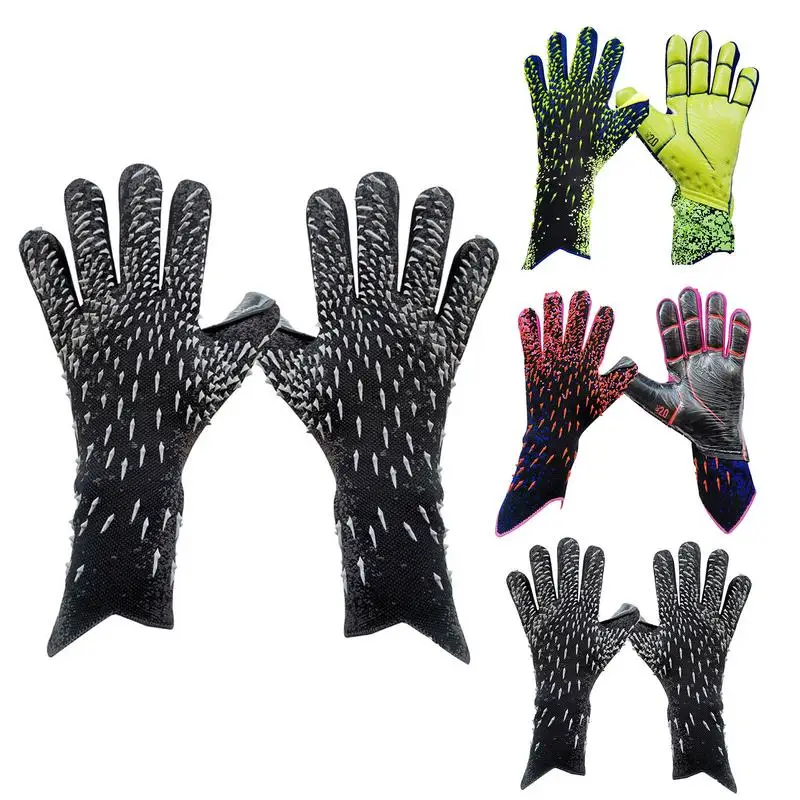 

Goalie Goalkeeper Gloves Strong Grip Soccer Goalie Gloves Soccer Gloves With Finger Protection To Prevent Injuries Durable