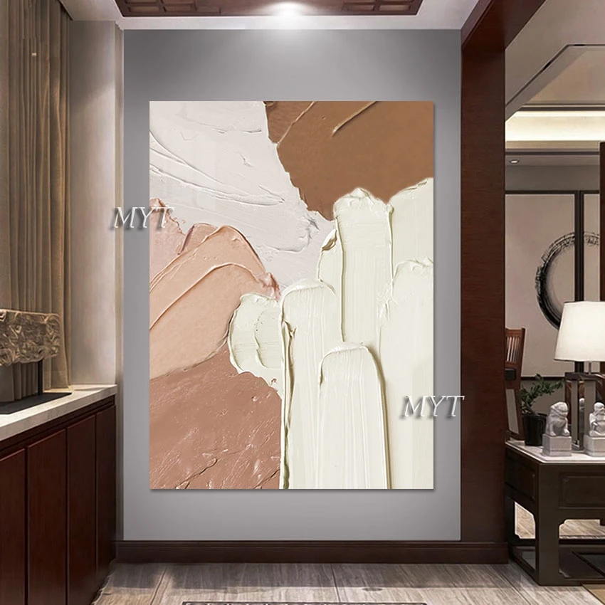 Современная Картина ручная работа картина маслом абстрактная Холст Искусство