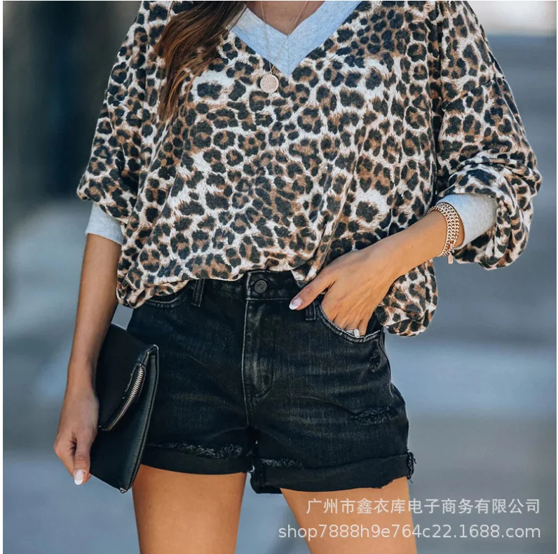 Women's Jeans 2023 Street Hipster Fashion Broken Hipster Denim Shorts for Women