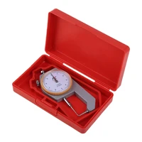 high precision manual dial paper leather thickness gauge meter flat face 0 10mm 0 05mm accuracy measuring tool reliable