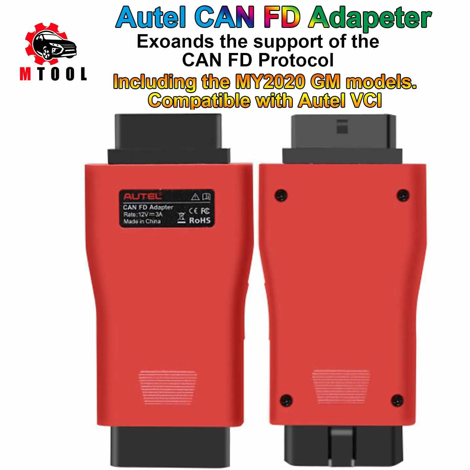 AUTEL CAN FD Adapter Compatible with MaxiFlash Elite J2534 VCI support CANFD PROTOCOL for Maxiflash Elite J2534 For GM MY2020