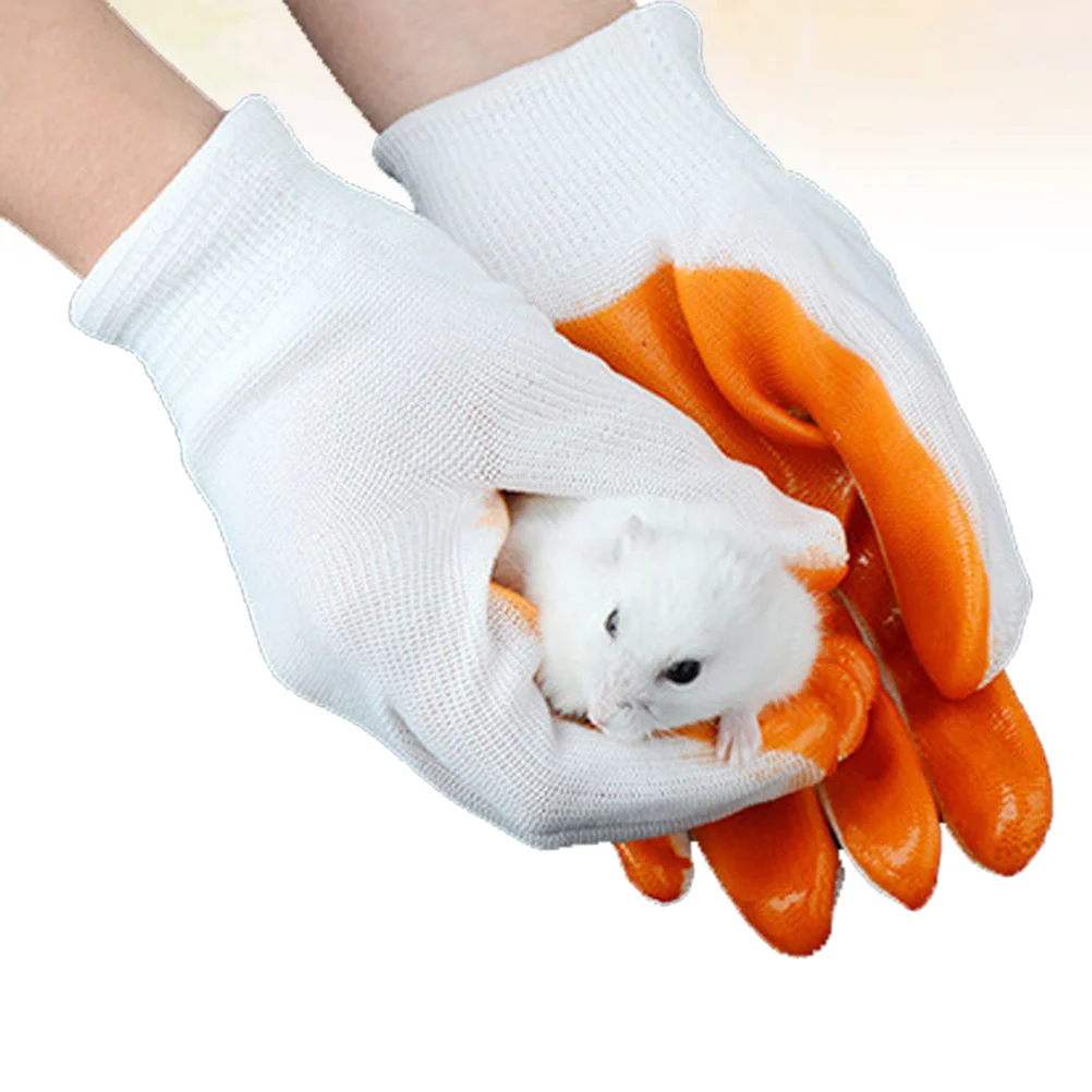 

1 Pair Hedgehog Gloves Bite Proof Gloves Pet Hamster Gloves Dog Training Gloves