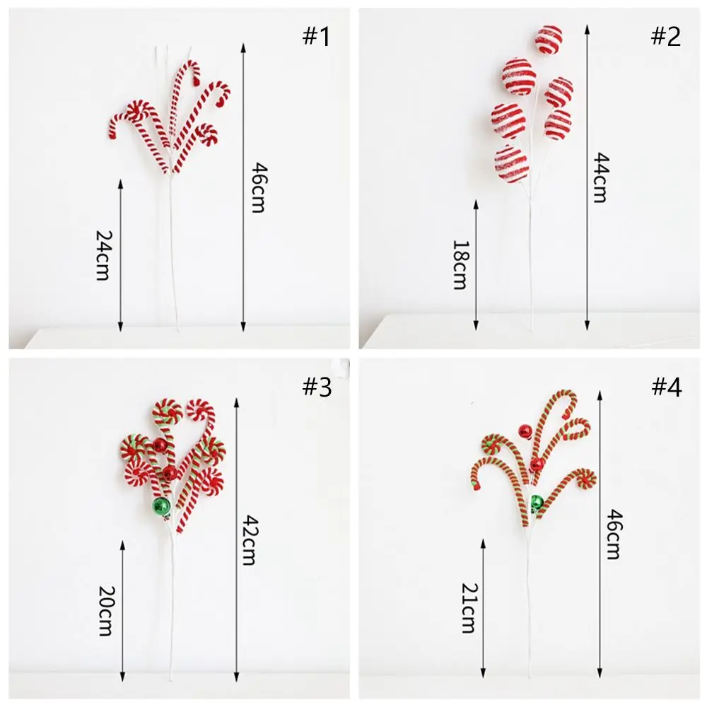 Праздничные рождественские плюшевые конфеты тростник реалистичные