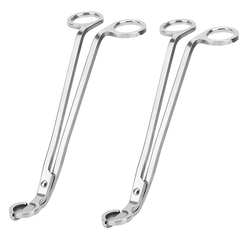 

Candle Wick Trimmer, Polished Stainless Steel Wick Clipper Cutter, Scissors,Reaches Deep Into Candles to Cut Spent Wicks