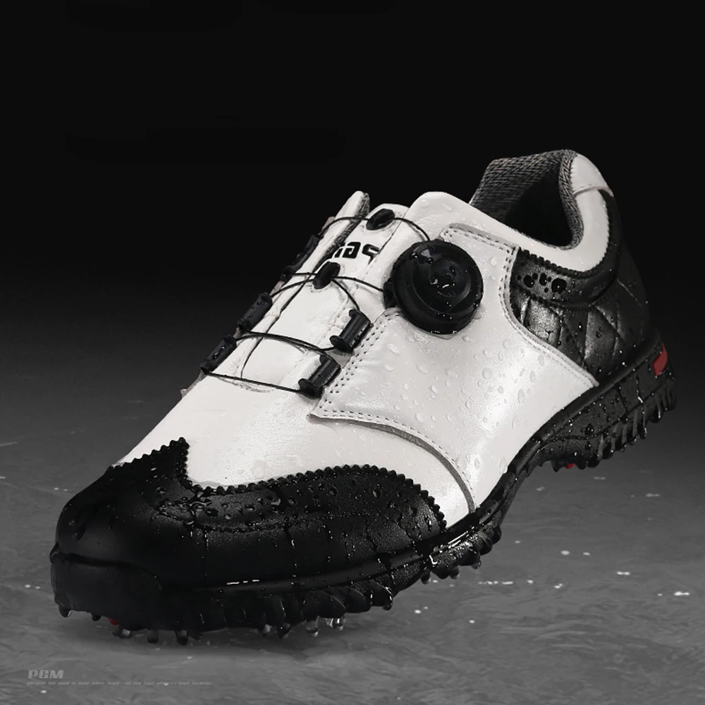 PGM Мужская обувь для гольфа с шипами дышащие амортизирующие кроссовки легкая