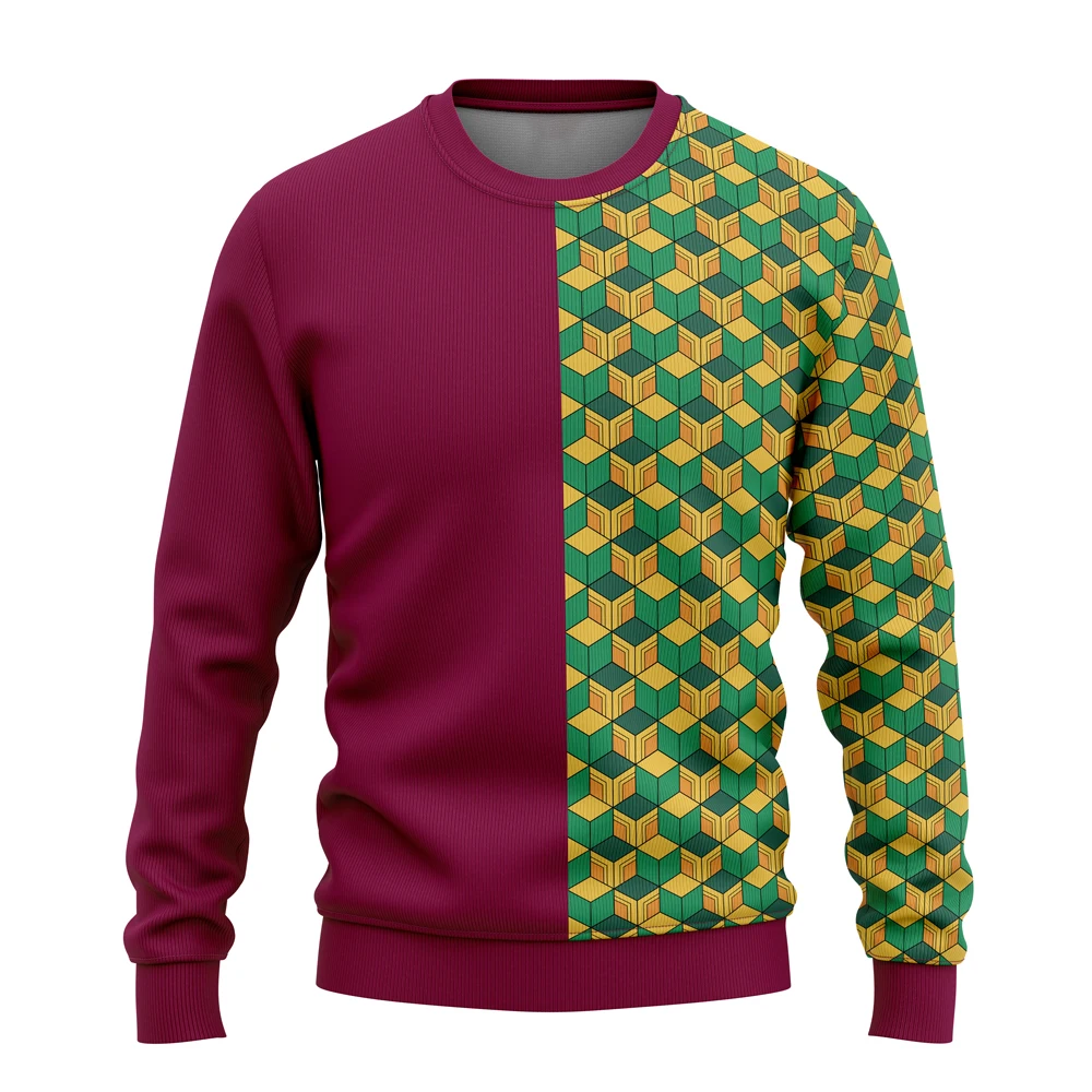 Рисунок 2 - Забавный Рождественский свитер с принтом Санта-Клауса