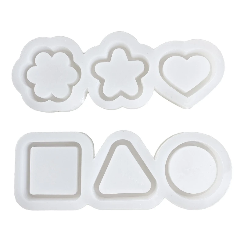 

DIY Love Round Quicksand Silicone Epoxy Mold DIY Keychain Pendant Mould TOP
