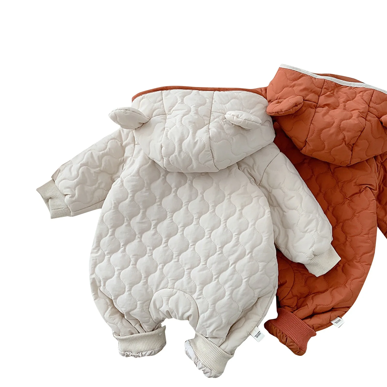 Зимняя теплая одежда для маленьких мальчиков и девочек осенняя Женская с длинным