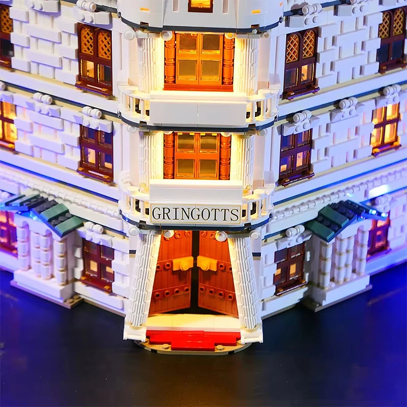 DIY RC светодиодный набор для LEGO 032101 Diagon alley bank (только светильник без модели блоков)