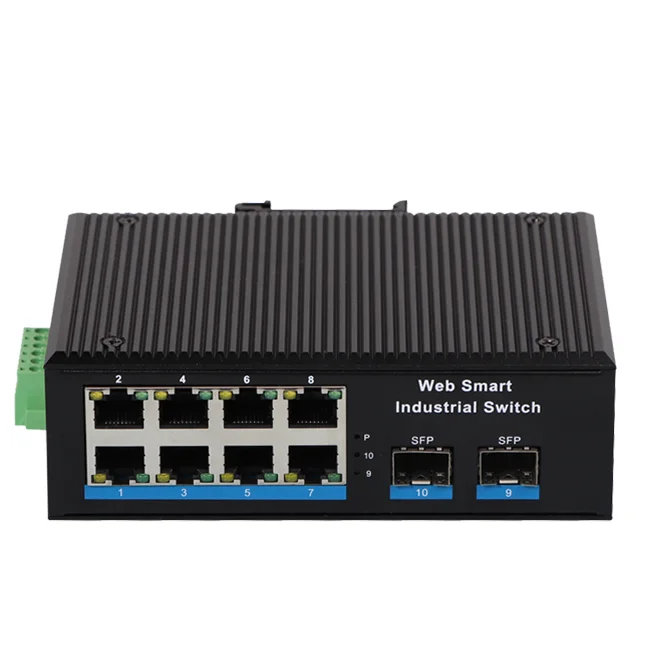 

Industrial grade network management type gigabit 2 optical 8 electrical fiber extend network switches ethernet switch